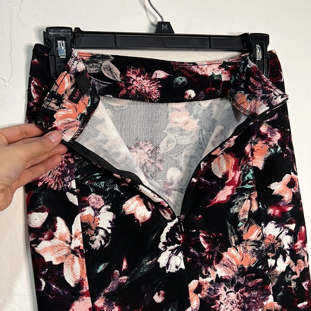 Material Girl Floral Patterned Split Side Asymmet… - image 5